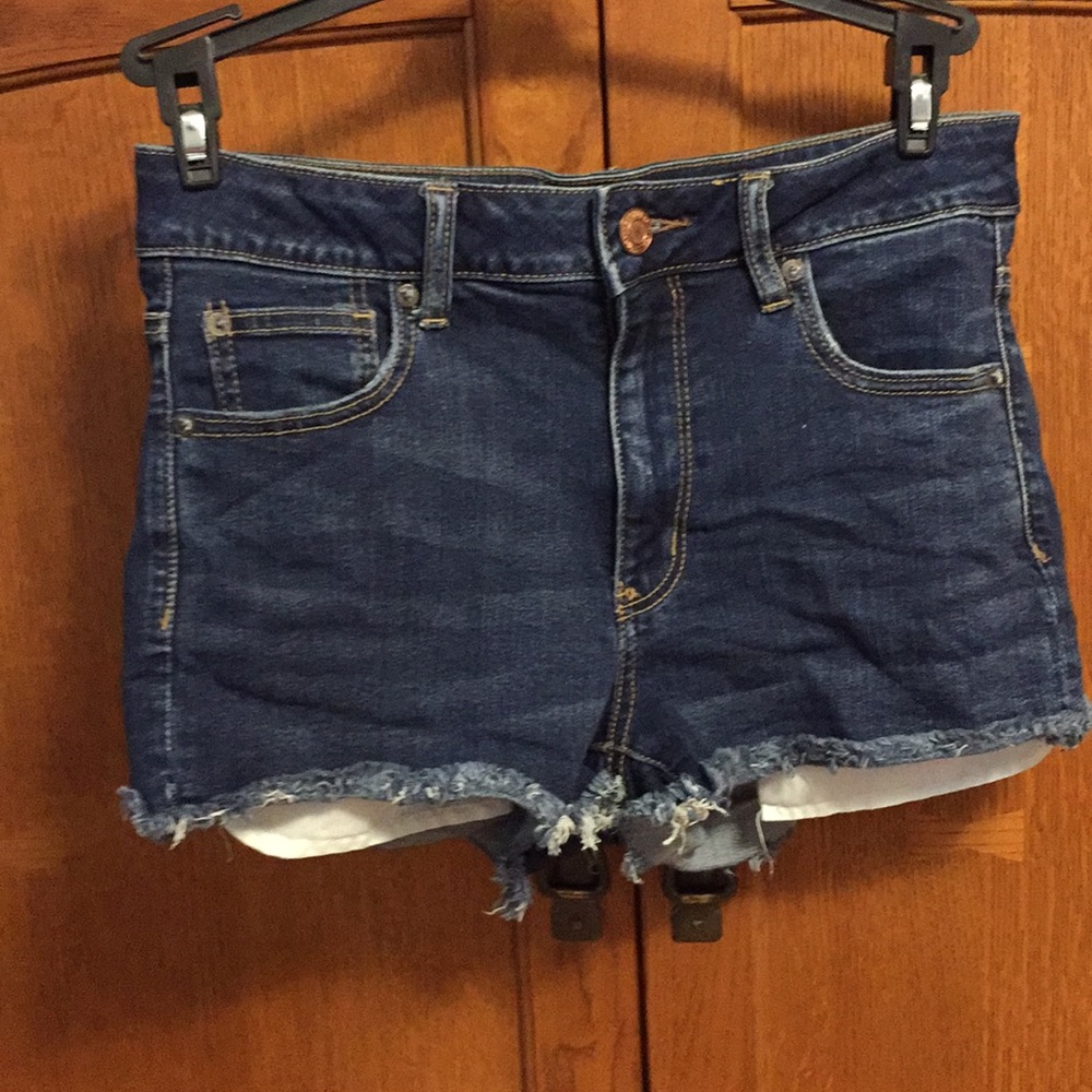 American Eagle super stretch hi-rise shortie sz 10